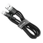 Baseus Cafule Cable - Kabel połączeniowy USB do Lightning, 2.4 A, 1 m (szary/czarny)