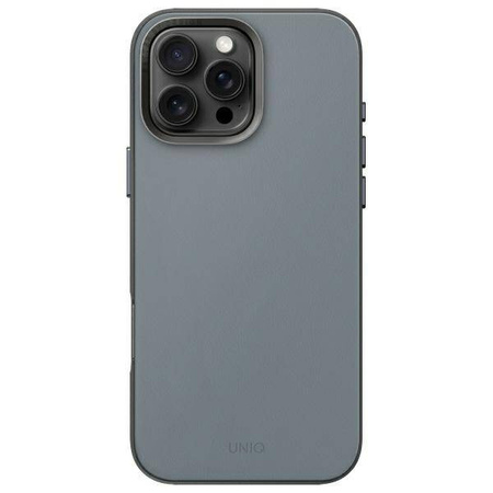 Schutzhülle IPHONE 16 PRO MAX UNIQ Lyden DS Magclick Charging Washed blau & schwarz