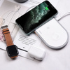 HOCO ładowarka indukcyjna Qi 3w1 ( telefon + zegarek + airpods ) 2A 10W CW24 biała