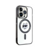 Karl Lagerfeld IML Choupette's Head MagSafe case for iPhone 15 Pro - transparent