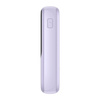 Baseus Qpow power bank 10000mAh wbudowany kabel Lightning 20W Quick Charge SCP AFC FCP fioletowy (PPQD020005)