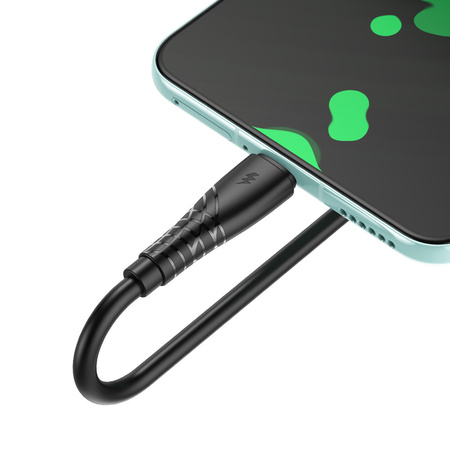 BWOO kabel USB - USB-C 1m 27W 3A czarny BO-X318C