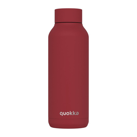 Quokka Solid - Butelka termiczna ze stali nierdzewnej 510 ml (Firebrick Red)