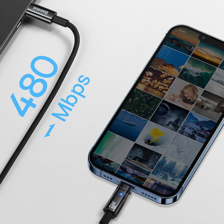 Baseus Explorer Series cable USB Type C - Lightning 20W 1m blue (CATS000003)