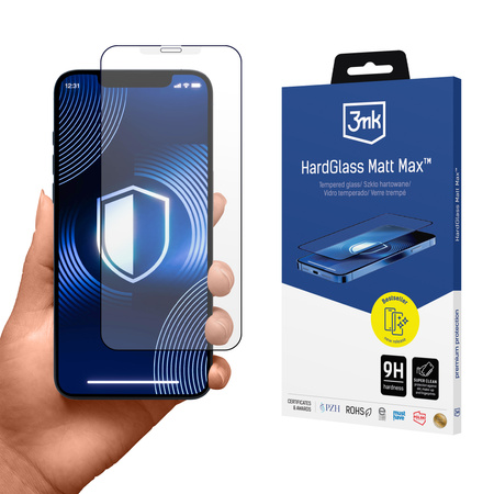 3MK HardGlass Matt Max iPhone XR/11 6.1"