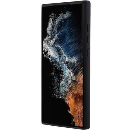 Oryginalne Etui KARL LAGERFELD hardcase Silicone Karl&Choupette Metal Pin KLHCS24LSMHKCNPK do Samsung Galaxy S24 Ultra czarny