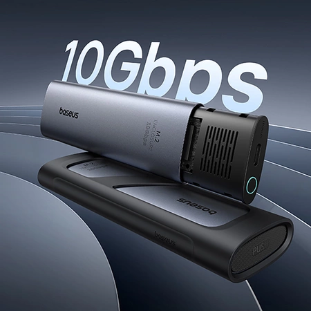 Baseus FlyJoy M.2 NVMe 10 Gb/s SSD drive bay - gray