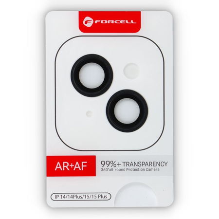 Szkło hartowane Forcell Premium do aparatu - do iPhone 14 / 14 Plus Czarny