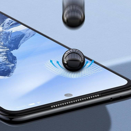 Baseus 2x folia ochronna na cały ekran 0,15 mm do Xiaomi Redmi K40/K40 Pro Transparent (SGMIK40-02)