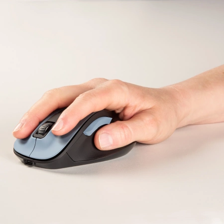 Hama MW-500 V2 Wireless Mouse with Rechargeable Battery - Light Blue