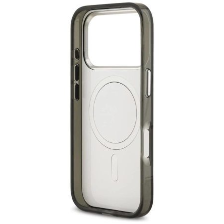 Etui Karl Lagerfeld IML Aquarelle Karl & Logo MagSafe na iPhone 17 Pro - czarne