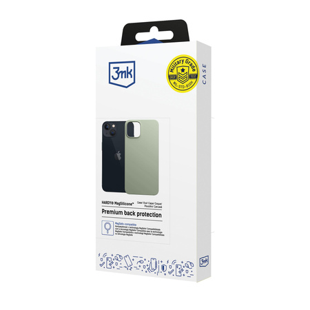 Apple iPhone 15 - 3mk Hardy MagSilicone Green