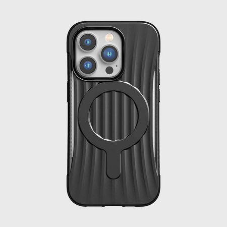 Raptic X-Doria Clutch Case iPhone 14 Pro mit MagSafe Rückseite schwarz