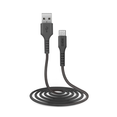 SBS TECABLEMICRO2K USB-A – Micro-USB-Kabel 2 m – Schwarz