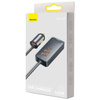 Baseus Share Together ładowarka samochodowa 3x USB / USB Typ C 120W PPS Quick Charge Power Delivery szary (CCBT-B0G)