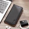 Dux Ducis Hivo echt Leder booktype case schutzhülle aufklappbare hülle für iPhone 14 Pro Max rot