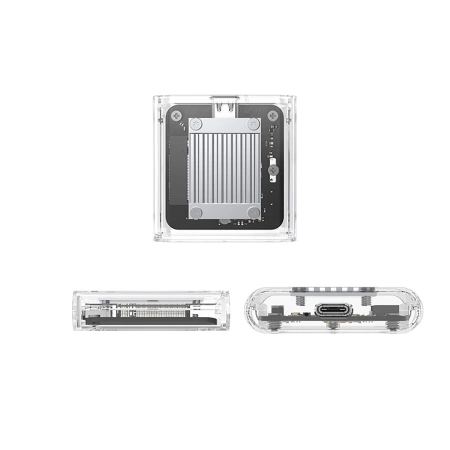 Kieszeń dyskowa M.2 NVME USB-C 3.2 - przezroczysta