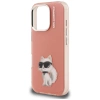 Karl Lagerfeld IML Aquarelle Choupette &amp; Logo iPhone 16 Pro Case - Pink