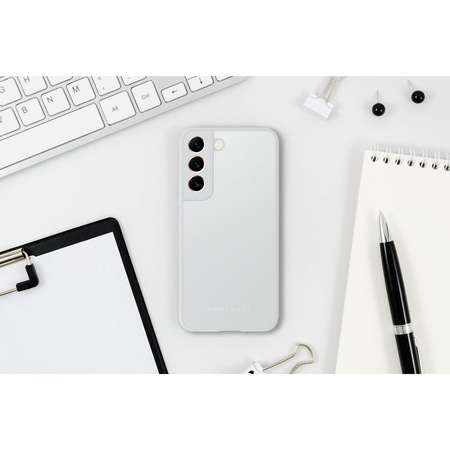 Futerał Roar Matte Glass Case - do Samsung Galaxy A12 stalowy