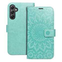 Kabura MEZZO Book do SAMSUNG A34 5G mandala zielony