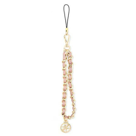 Guess zawieszka GUSTSAS4P Phone Strap różowy/pink Chain Metal 4G Charm