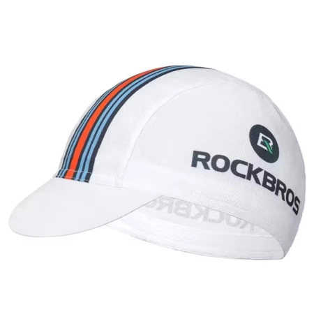 Czapka kolarska Rockbros MZ10022 z daszkiem - biała