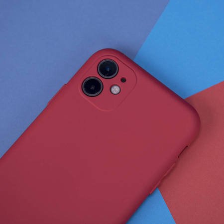 Nakładka Silicon do Motorola Moto E22 / E22i czerwona