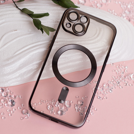 Nakładka Color Chrome Mag do iPhone SE 2024 czarna