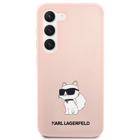 Karl Lagerfeld Silicone NFT Choupette - Etui Samsung Galaxy S23 (różowy)