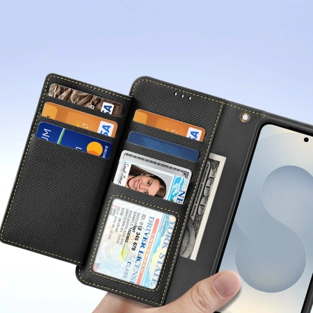 Etui Dux Ducis Lawa z MagSafe na Samsung Galaxy S25 Edge - czarne