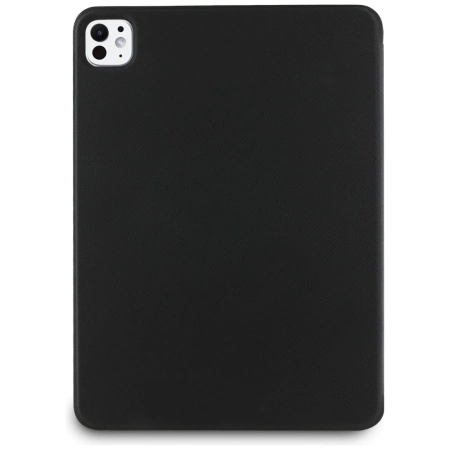 Karl Lagerfeld Saffiano Magnetic Karl &amp; Choupette iPad Pro 11&quot; 2024 Book Cover Case - Black
