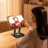 Laptop stand Wozinsky WRS-CPY84SB 360 aluminum + Free! smartphone stand - black