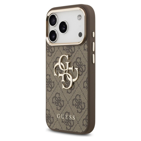 GUESS futerał do IPHONE 17 Air GUHCP17M4GMGCGR (PU W/ Big 4G Classic Logo) złoto czarny