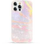 Kingxbar Shell Series luksusowe eleganckie etui na iPhone 13 Pro perłowy-różowy