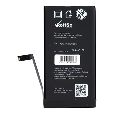 Bateria do Iphone 14 PLUS 4325 mAh  LICORE