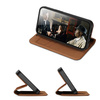 Dux Ducis Skin X2 Hülle für iPhone 14 Plus Hülle mit Magnetklappe braun