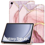 Schutzhülle SAMSUNG GALAXY TAB A9+ Tech-Protect SmartCase Marble rosa