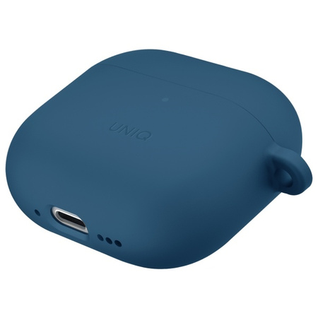 UNIQ etui Nexo AirPods 4 + Ear Hooks Silicone niebieski/pacific blue
