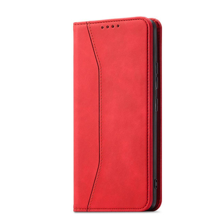 Magnet Fancy Case für Samsung Galaxy S23+ Flip Cover Wallet Stand rot