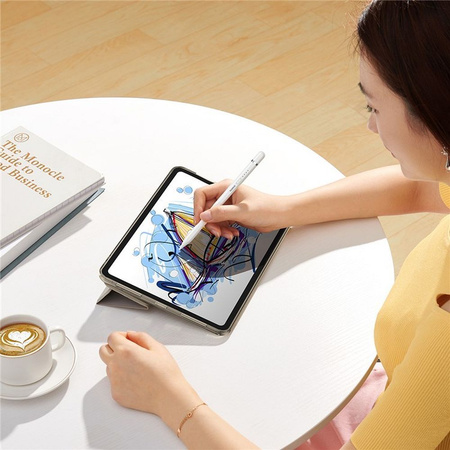 Baseus Smooth Writing 2 Stylus mit aktiver Spitze für iPad + USB-A – Lightning Kabel und austauschbare Spitze – Weiß
