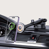 Dudao F12MAX+ Cockpit-Magnethalterung mit MagSafe-Induktionsladegerät - Schwarz
