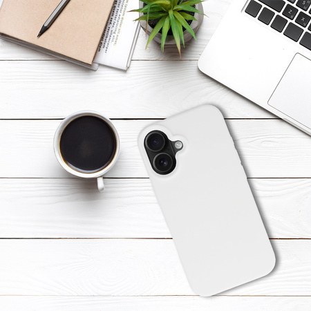 Tel Protect Silicone Premium do Iphone 16 biały