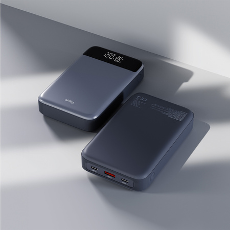 Allity power bank do laptopa APB-200 PD QC 130W 19200 mAh szary