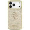 Etui Guess Fixed Glitter Big 4G na iPhone 17 Pro Max - złote