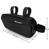 Wozinsky torba rowerowa na ramę roweru 1,5 L czarny (WBB10BK)