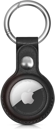 Etui do Apple AirTag z ekoskóry - czarne