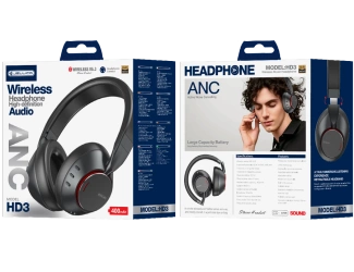 JELLICO Wireless Kopfhörer (ANC) HD3 schwarz