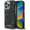Etui Karl Lagerfeld IML Leopard Pattern MagSafe na iPhone 16 Pro Max - czarne