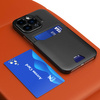 Leather Stand Case etui do iPhone 14 pokrowiec portfel na kartę z podstawką czarne