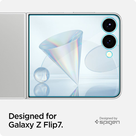 SZKŁO HARTOWANE SPIGEN GLAS.TR ”EZ FIT” HD 2-PACK GALAXY Z FLIP 7 CLEAR